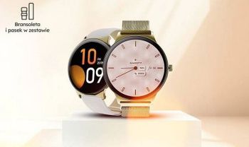 Smartwatch damski Garett Verona 2 Złoty – Bransoleta Stalowa + Pasek Skórzany (3).jpg